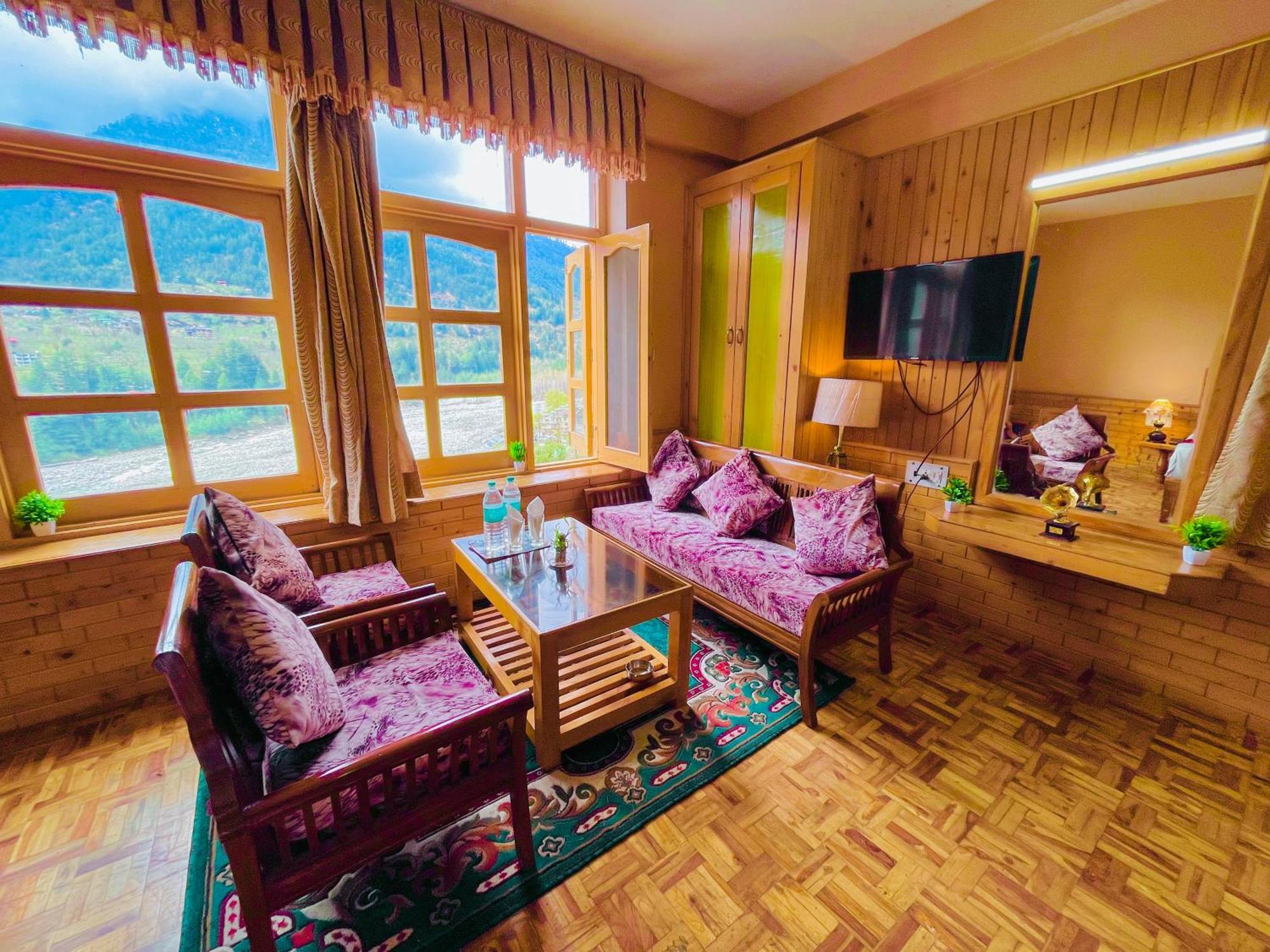 Hotel Hollywood Vibes #Riverview #Premium Rooms #Prime Location #Most Awarded #Parking #Top Rated #Open Terrace #Lawn #Best Selling Hotel In Manali Exterior foto