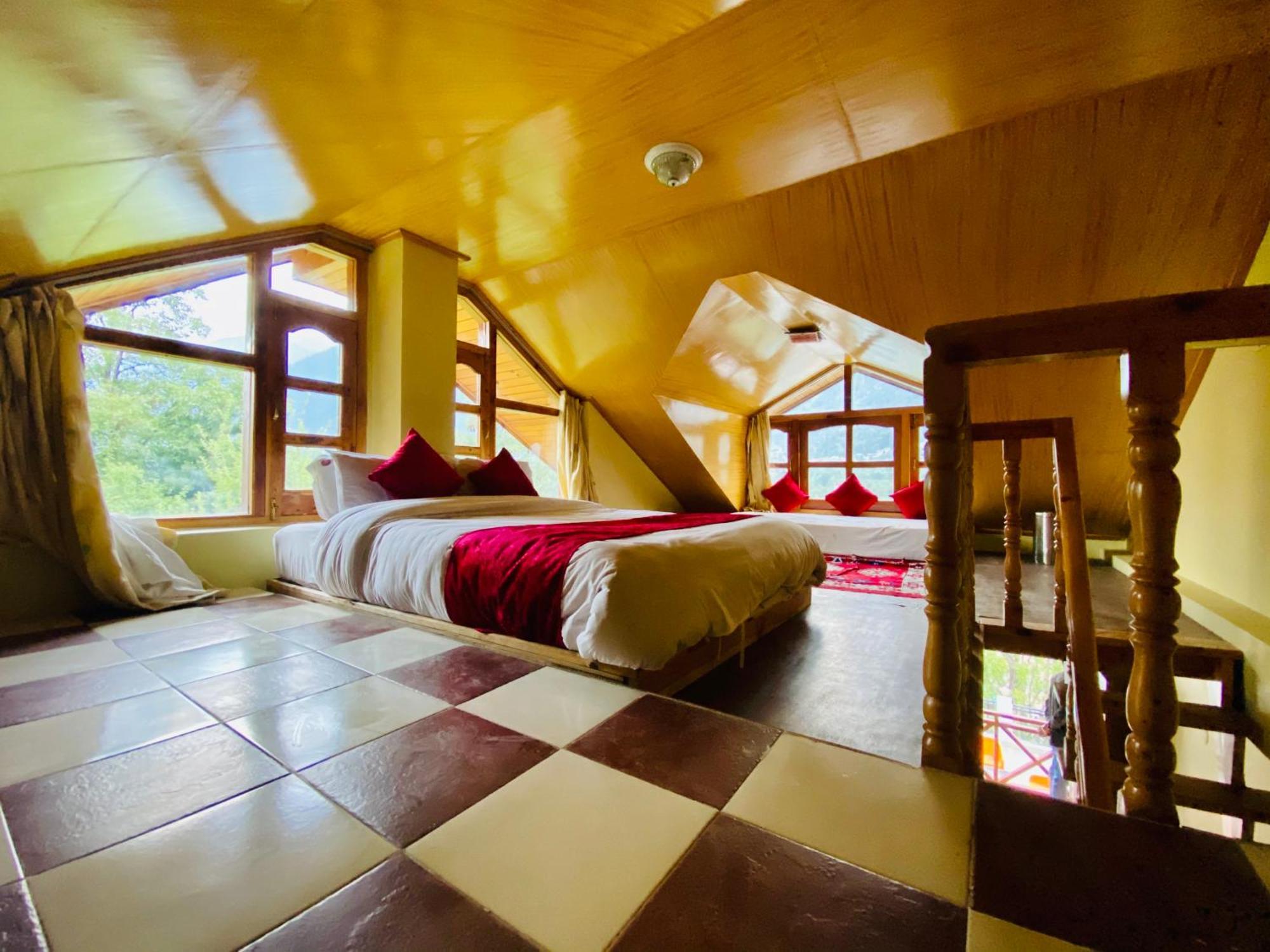 Hotel Hollywood Vibes #Riverview #Premium Rooms #Prime Location #Most Awarded #Parking #Top Rated #Open Terrace #Lawn #Best Selling Hotel In Manali Exterior foto